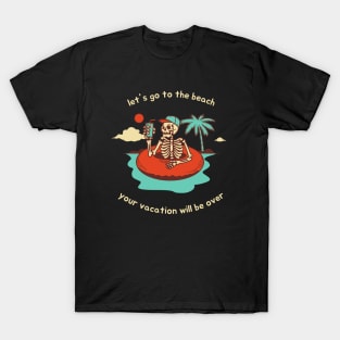 Skull Beach Vacation T-Shirt